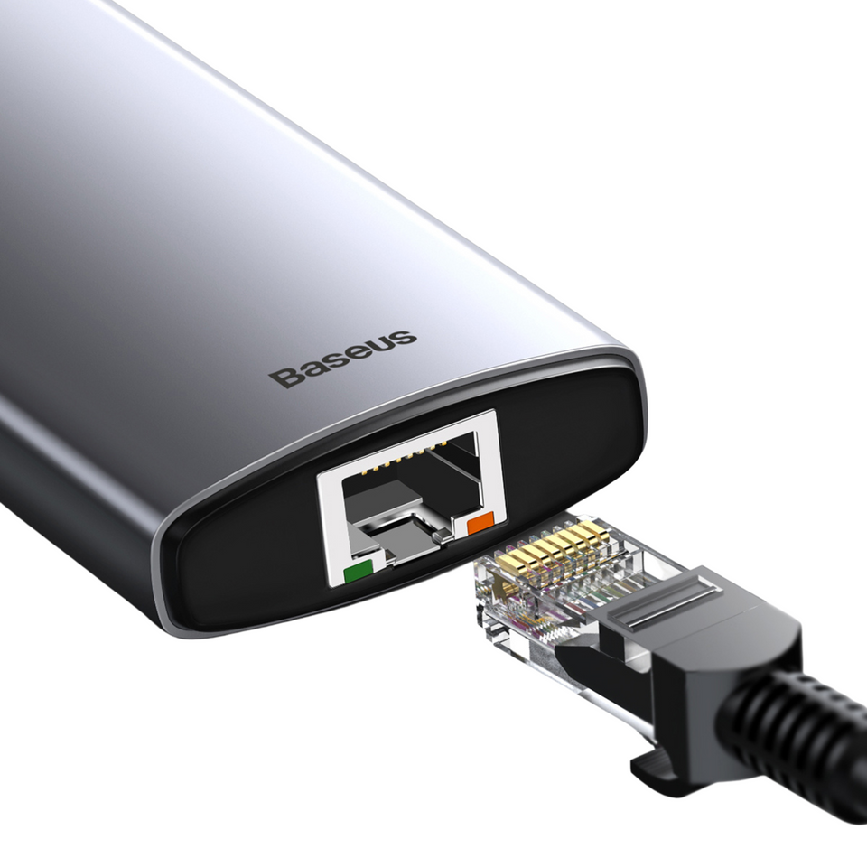Adaptador Metal Gleam 6 Multifuncional Type-C HUB
